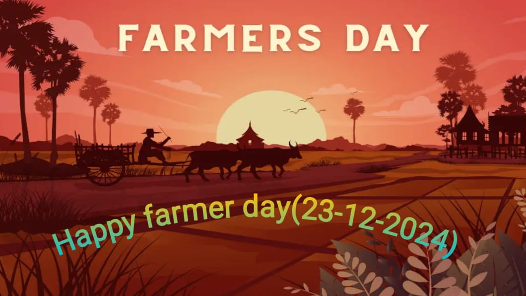 Happy farmer day(23-12-2024)